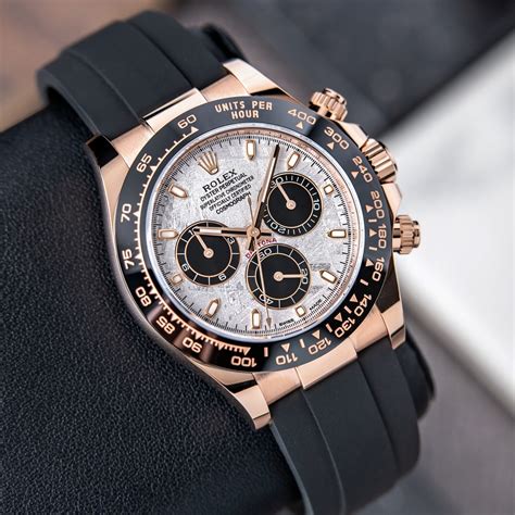 rolex daytona meteorite 2021 rose gold|meteorite daytona gold price.